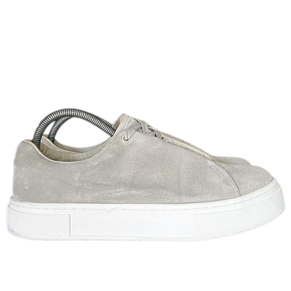 Eytys Mother Suede Grey Platform Sneakers Mens 8.5 Womens 10 EUR‎ 41 Low Top